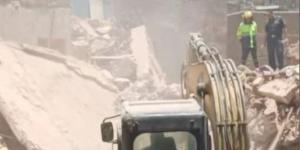 انتهاء عمليات البحث بالمنزل المنهار فى السيدة زينب بعد استخراج 8 جثث