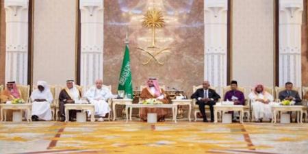ولي العهد يقيم حفل الاستقبال السنوي لضيوف الرحمن ويؤكد دعم فلسطين وخدمة الحجاج