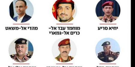 شاهد .. إسرائيل تنشر قائمة أسماء قيادات حوثية وتعلن : ” التصفية في اليمن بدأت ”