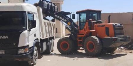 تنفيذ قرارات إزالة خلال حملة مكبرة بمركز ومدينة الطود جنوب الأقصر