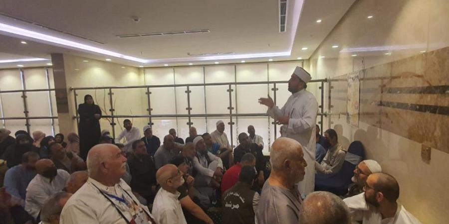 مواصلة جولات الوعظ والإرشاد في أماكن بعثة الحج الأردنية