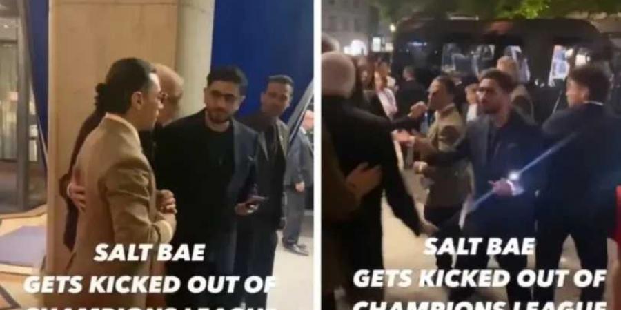 الشيف التركي نُصرت يُطرد من احتفالات باريس سان جيرمان في ميونخ