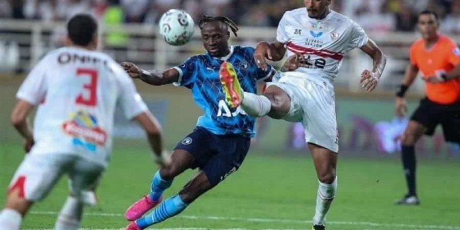 قطة يحرز الهدف الأول لـ بيراميدز في مرمي الزمالك