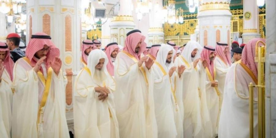 صلاة عيد الأضحى في المسجد النبوي