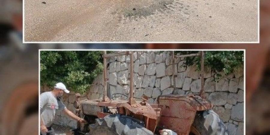 محلقة معادية تستهدف مزارعا في بلدة حولا بقنبلة ما ادى الى اصابته بجروح