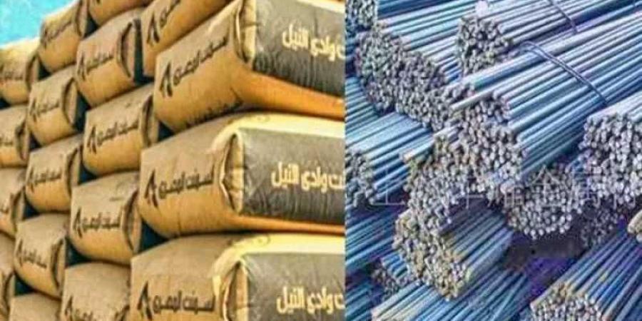أسعار الحديد والاسمنت في مصر اليوم الأحد 15 يونيو 2025