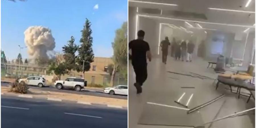 "إرنا": هدف الهجوم الصاروخي هو مقر قيادة واستخبارات للجيش الإسرائيلي بجوار مستشفى سوروكا