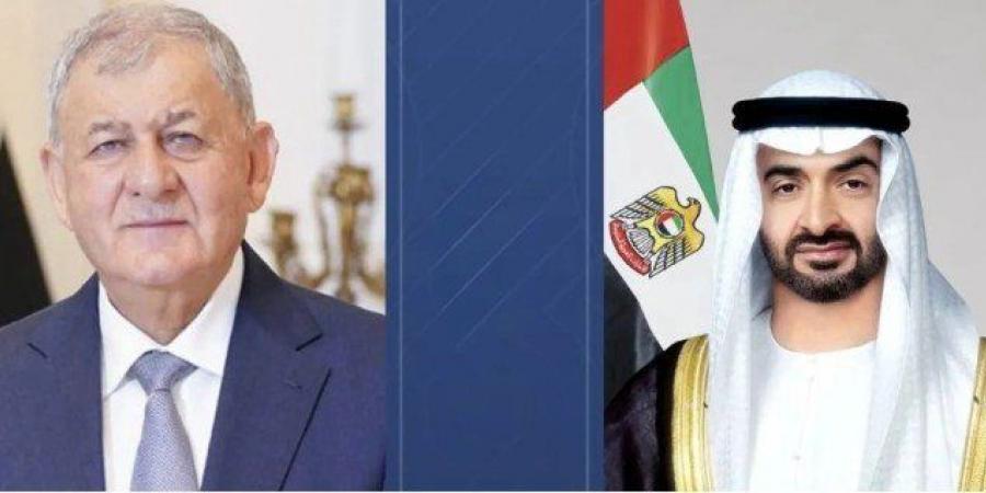 رئيسا الإمارات والعراق يبحثان هاتفيا تطورات المنطقة ويؤكدان أهمية حفظ استقرارها
