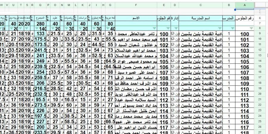 ظهرت الآن بالاسم ورقم الجلوس نتيجة الشهادة الاعدادية بالمنوفية 20250