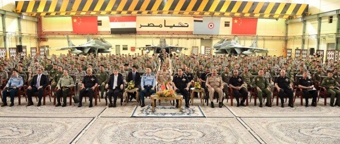 ختام فعاليات التدريب الجوي المصري الصيني المشترك