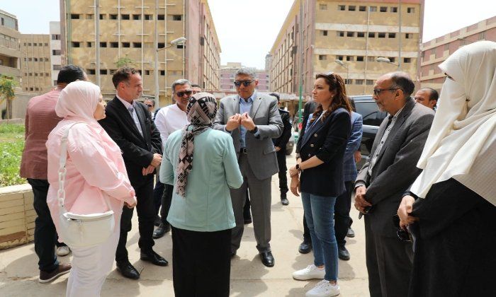 محافظ الجيزة يتفقد أعمال رفع كفاءة منشآت مدينة الطلبة والطالبات بالعجوزة