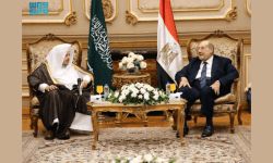رئيس مجلس الشورى يلتقي رئيس مجلس الشيوخ المصري