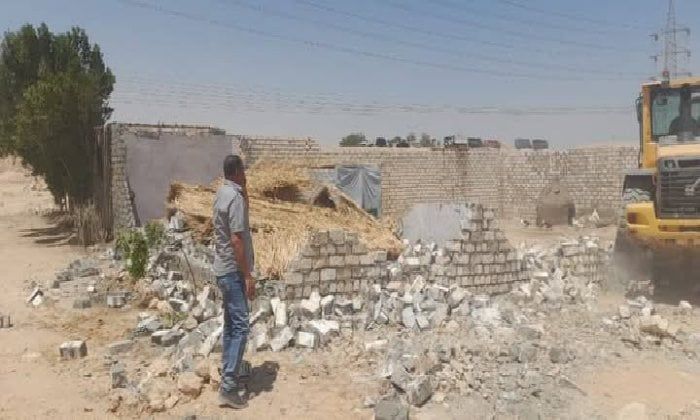حملات مكبرة لإزالة التعديات على أراضي الدولة بقنا ضمن 