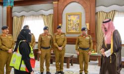 أمير المدينة المنورة يستقبل مدير عام الدفاع المدني