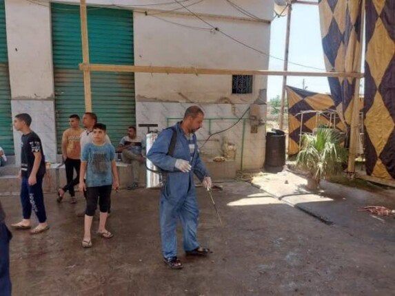 ضبط شادر مخالف لذبح الأضاحى بكفر شكر في القليوبية