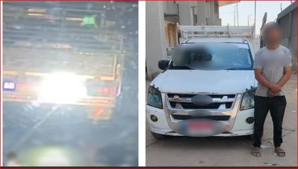 ضبط قائد سيارة نقل عرض حياة المواطنين للخطر على الطريق الدائري