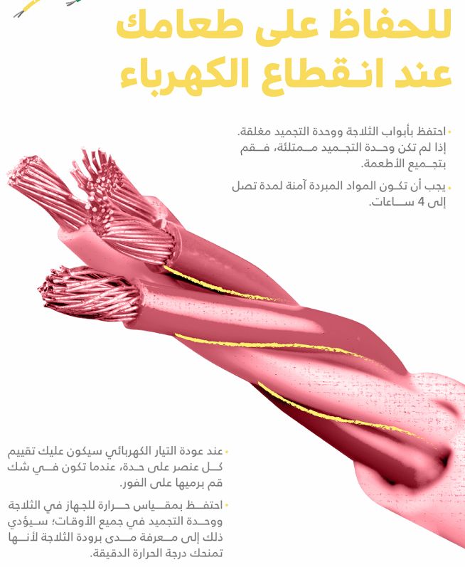 نصائح للحفاظ على طعامك عند انقطاع الكهرباء