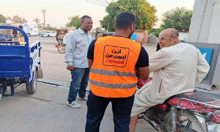 جولات ميدانية مكثفة لمكافحة الإدمان في شوارع الطود بالأقصر