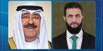 الرئيس الشرع يتلقى برقية تهنئة من أمير دولة الكويت بمناسبة عيد الأضحى المبارك