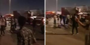 عاجل| أنباء عن وقوع حادث على طريق السلام | فيديو