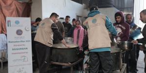 "الخيرية الهاشمية" مستمرة بـ"تكية الإطعام" في غزة رغم إغلاق المعابر