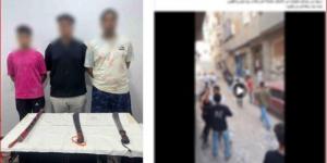 مشاجرة بـ العصا الخشبية.. وفيديو الـ «فيس بوك» يسقط المتهمين