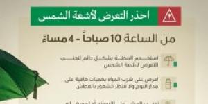 حج بصحة .. تحذيرات من وزارة الصحة من التعرض المباشر لأشعة الشمس في هذه الأوقات