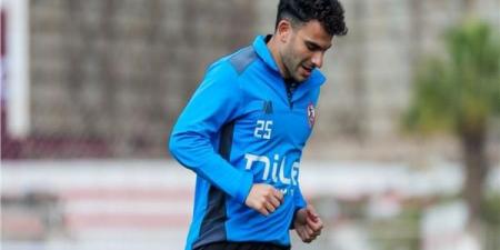 تدريبات خاصة لزيزو في مران الزمالك
