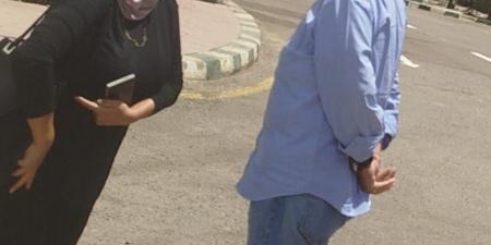 وصول جثمان زوجة محمد مصطفى شردى لمسجد الشرطة