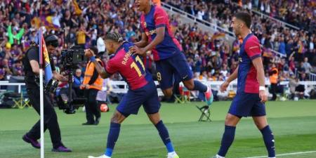 برشلونة يتفوق على ريال مدريد برباعية في الشوط الأول بالدوري الإسباني