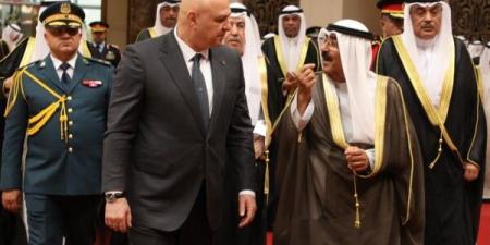 أمير الكويت أكد للرئيس عون حرص الكويت على دعم لبنان وتعزيز العلاقات الكويتية اللبنانية والخليجية