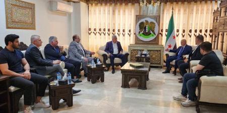 وزير الاقتصاد والصناعة يبحث مع وفد أوروبي آفاق التعاون الصناعي والاستثماري