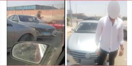 اعترض على تصويره بـ«إشارات خادشة».. ضبط قائد سيارة عرض حياة المواطنين للخطر بالشروق