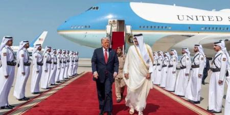 ترامب يصل قطر ويلتقي تميم.. غزة وسوريا على رأس الأولويات