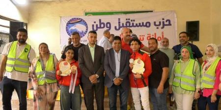 مستقبل وطن الإسماعيلية يحتفي بأبطال المصارعة المتوجين بأفريقيا