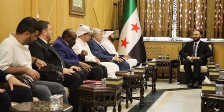 محافظ حلب يبحث مع وفد من منظمة قطر الخيرية سبل التعاون في مجال العمل الإنساني والخيري