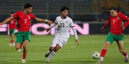 منتخب مصر يسقط أمام المغرب بهدف ويودع كأس أمم إفريقيا للشباب «فيديو»