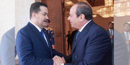 الرئيس السيسي يلتقى رئيس الوزراء العراقي محمد شياع السوداني على هامش القمة العربية