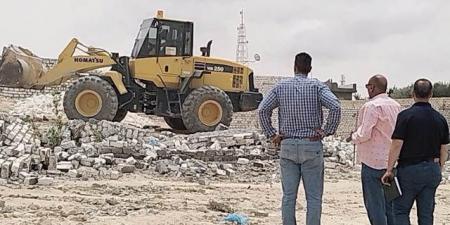 مدينة الحمام تواصل استرداد اراضى الدولة ضمن المرحلة الاولى للموجة