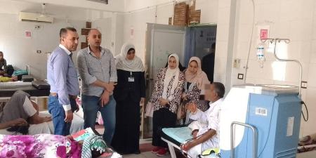 وكيل صحة البحيرة يتفقد مستشفى أبوالمطامير