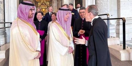 الجبير يرأس وفد المملكة في مراسم تنصيب بابا الفاتيكان الجديد