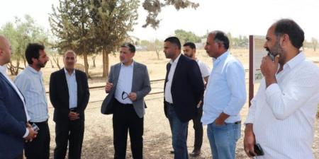 مدير عام "الخط الحجازي" ورئيس بلدية الجيزة يتفقدان أعمال الصيانة في محطة الجيزة
