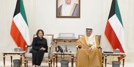 ولي العهد الكويتي يستقبل مسؤولين أمميين بمناسبة زيارتهما للبلاد