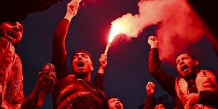 إصابة 33 شرطيا واعتقال 34 في اعمال شغب مشجعو جالطة سراي 