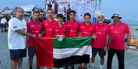 فريق الإمارات يتقلد برونزية مونديال "الدراجات المائية"