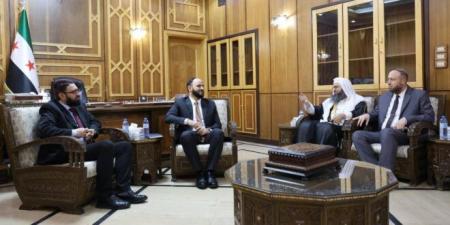 وزير العدل يبحث مع محافظ حلب سبل التعاون وتعزيز العمل القضائي