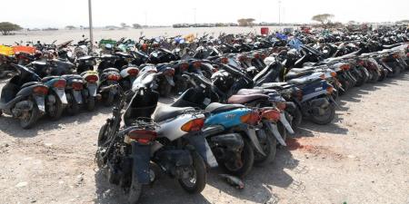 ضبط 491 دراجة نارية وكهربائية غير مرخصة في رأس الخيمة