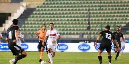 التعادل بهدف لمثله يحسم الشوط الأول بين الزمالك وبتروجت بالدوري