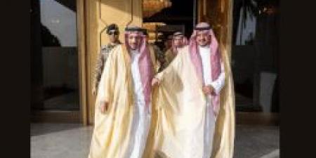 أمير منطقة القصيم يستقبل الأمير فهد بن سعد بن فيصل