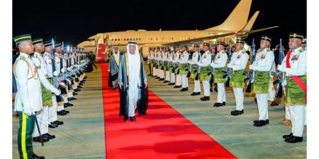 سعود بن صقر يصل ماليزيا للمشاركة في قمتَي «الخليج -الآسيان» و«الخليج - الآسيان - الصين»